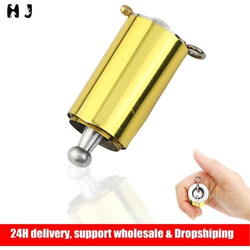 Gold 1.1m-1.5m Professional Trick Prop Stretchable Self-defense stick Telescopic wand Stress Relieve High Elasticity Magic Toys