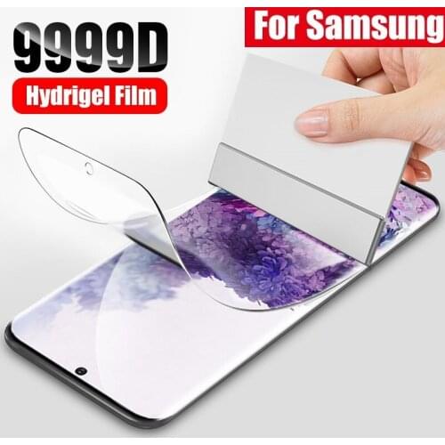 9D Protective on the For Samsung Galaxy A7 A5 A3 2016 2017 Screen Protector A6 A8 Plus A9 2018 Hydrogel Film Film Case