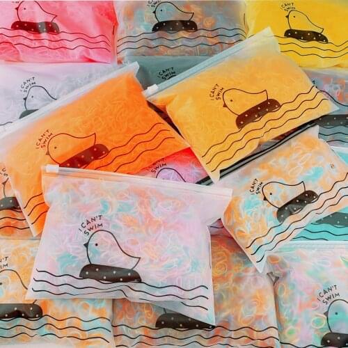 4000PCS/Pack Girls Cute Gum Hair Tie Disposable Elastic Rubber Band Kid Headdress Child Hairband Fashion Hair Accessories