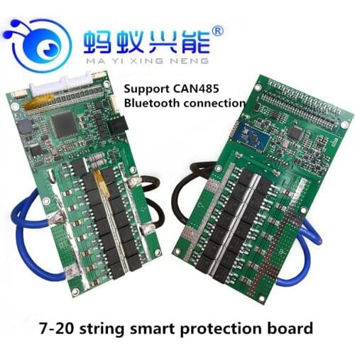 Ant 7-20 string lithium battery protection board bms polymer 18650 lithium iron phosphate lithium titanate