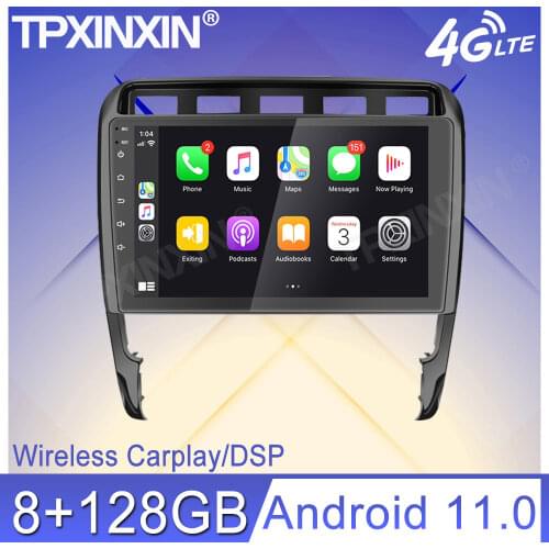 6+128G For Porsche Cayenne 2003 - 2010 Android 10 car stereo radio bluetooth multimedia player GPS Navi Carplay Head Unit DSP