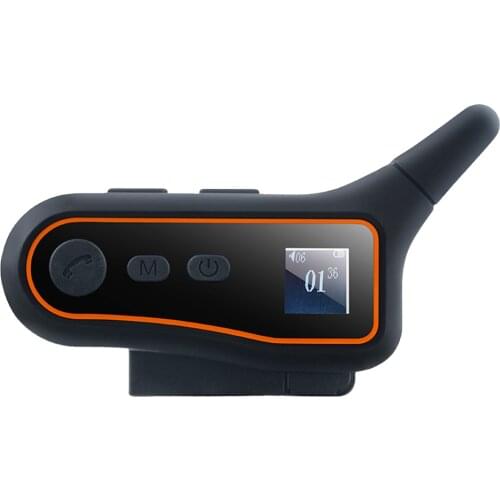 Wireless Intercom Motorcycle Bluetooth Helmet Headset Long Time Standby 3KM 1500mAh MP3 GPS Interfone Fits For Open Face Helmet