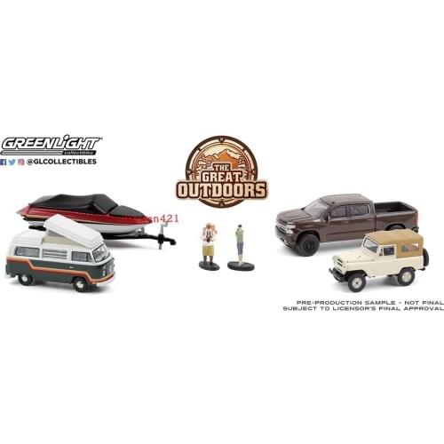 GreenLight 1:64 Multi-Car Dioramas boutique alloy car toys for children kids toys Model original box