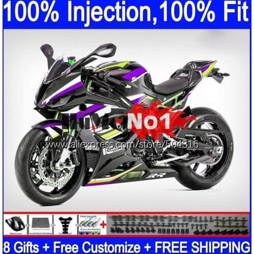 Injection Kit For BMW S1000 RR S 1000 RR CC 2019 2020 2021 129MC.75 S 1000RR S1000-RR S1000RR 19 20 21 OEM Fairings purple blk
