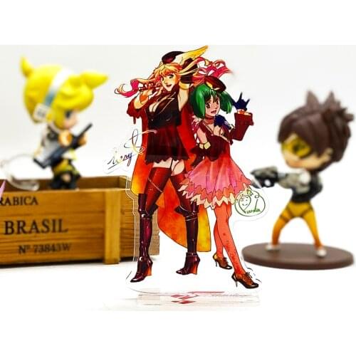 Macross Frontier F Sheryl Nome Ranka Lee HM acrylic stand figure model plate holder cake topper anime Japanese