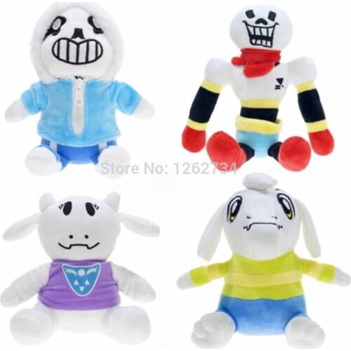18-21CM Sans Papyrus Asriel Toriel For Kids Soft Gifts Plush Doll Figure Retail
