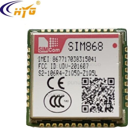 Original Authentic SIM868 Encapsulation LCCLGA GSM/GPRS/Bluetooth GPS Anti-theft LBS Base Station Positioning Module