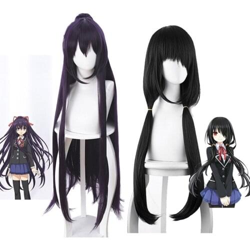 Anime Date A Live Cosplay Wigs Yatogami Tohka Tokisaki Kurumi Cosplay Heat Resistant Synthetic Wig Halloween Carnival Party Girl