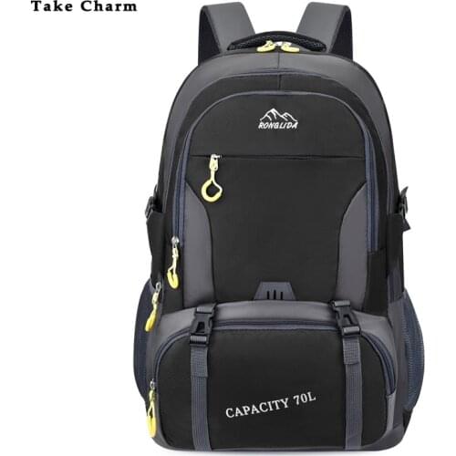 Outdoor Camping Cycling Backbag For Men Travel Mountaineering Rucksack Quality Nylon Waterproof Male Backpack Teenager Sport Bag