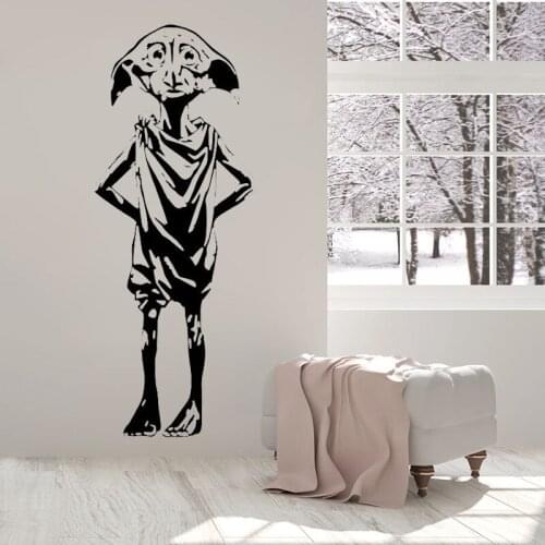 Cartoon Pattern Dobby Wall Sticker Vinyl Art Home Decor For Kids Room Bedroom Nursery Wall Decals Removable Murals P484