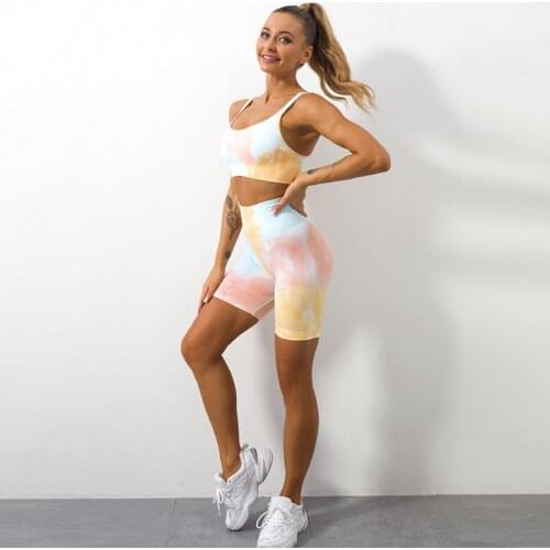 Sexy Women Yoga Set 2PCS Strap Bra Short Pants Long Trousers Fitness Sport Workout Wear Elastic Breathable Tracksuits For Summer