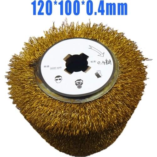 Steel Wire polishing wheel of Electric wire drawing polishing machine for scar and burr polishing treatment