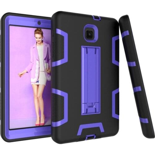 Heavy Duty Hybrid Safe For Samsung Tab A 8.0 2018 SM-T387 Case Tablet Sleeve Pouch Stand Cover Armor Anti-knock Drop Resistance