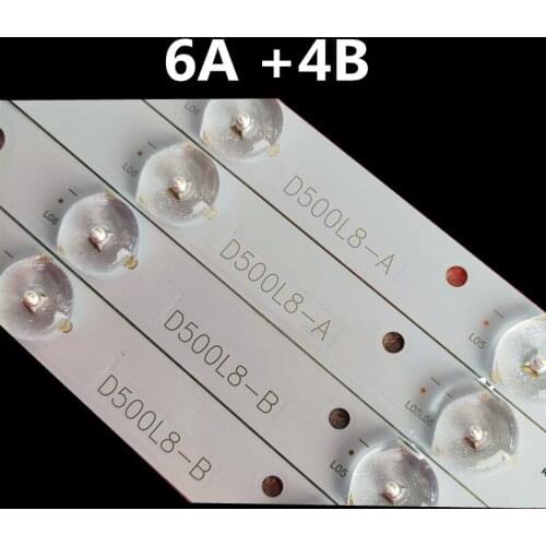 LED Backlight strip TCL LD50A620U JL.D50071235-017DL-M JL.D50071235-017DL-R D500L8-A/B