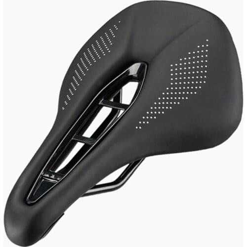 Bicycle Seat Saddle Cycling MTB Road Bike Saddles PU Leather Shockproof Soft Breathable Seat Cushion Bicycle Accessories