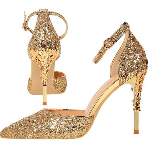 WUJIE Womens High-heeled Shoes