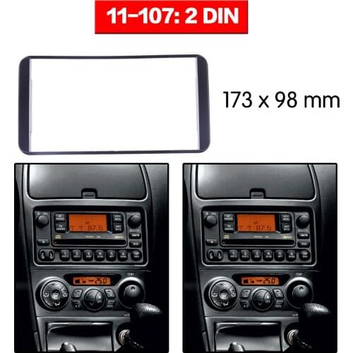 2 DIN Car Radio frame Audio Fascia For Toyota Universal Car Stereo Radio Fascia Panel Installation Adapter DVD player Frame