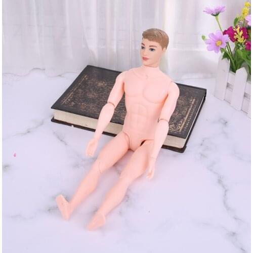 30cm 12 Moveable Jointed Doll Body for Ken Boy Male Man Boyfriend Prince Nude Dolls DIY Toys D5QA