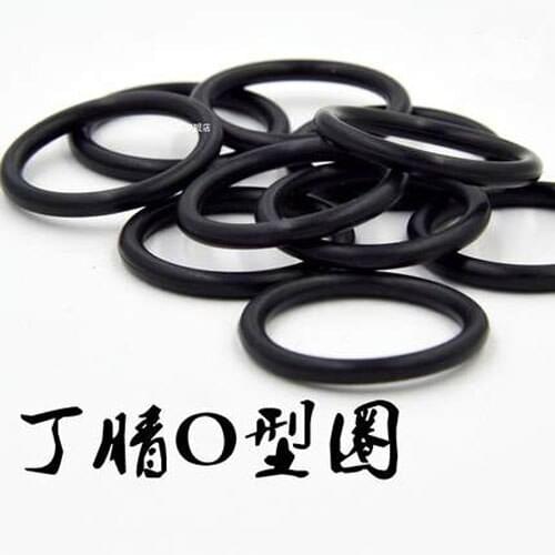 5pcs 5mm wire diameter black silicone O-ring 60mm-85mm OD waterproof insulation rubber band Oil and abrasion resis
