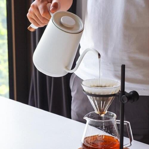 600ml/800ml Stainless Steel Electric Coffee Pot Hot Water Jug Temperature-Control Heating Tea Kettle Thermal Cup Make Tea Coffee