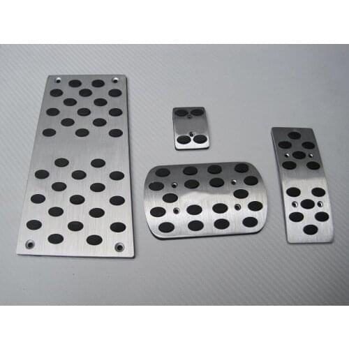 Car Accessory For Toyota Camry 2006- AT Gas Accelerator Brake Footrest Pedal Pedales Stickers Styling Plates Pad Covers
