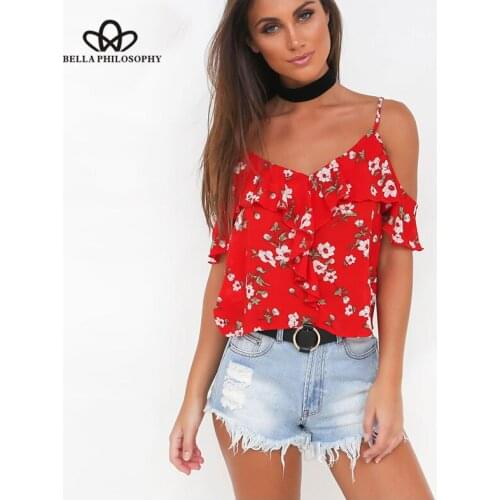 Блузки с принтом Bella Philosophy China At AliExpress