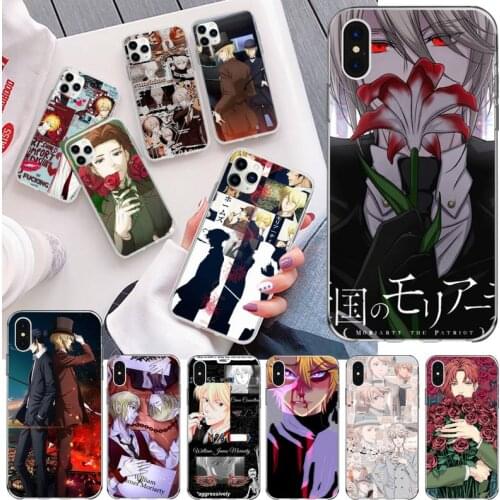 Anime Moriarty the Patriot Phone Case For iphone 12 11 Pro Max Mini XS Max 8 7 6 6S Plus X 5S SE 2020 XR Silicone Soft Cover