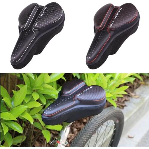 Bike Cushion Cover Bike Seat Cover Silicone Padded Soft Bike Seat Cushion Saddle Cushion