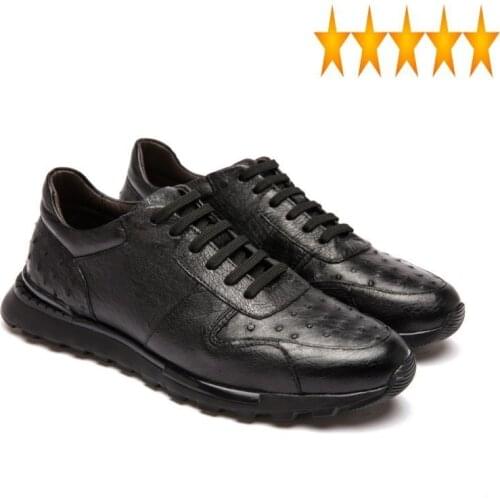 Spring Autumn Brand Fashion 2021 Business Casual Men High Quality British Style 100% Genuine Leather Shoes Mens Sneakers