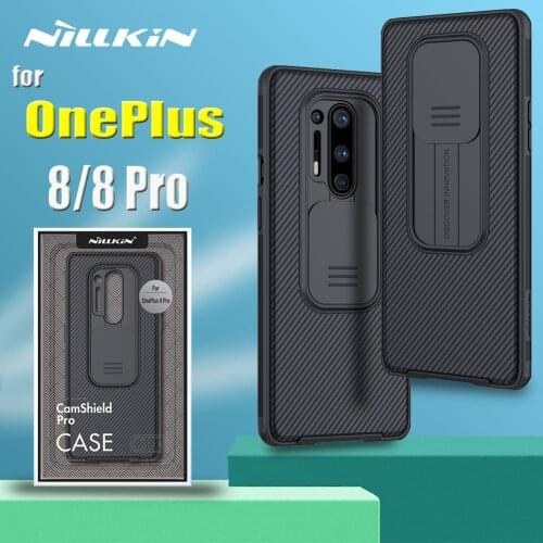 For OnePlus 8 Pro Case Nillkin Slide Camera Protection Lens Protect Privacy Shockproof Cover for OnePlus8 Pro Funda Coque