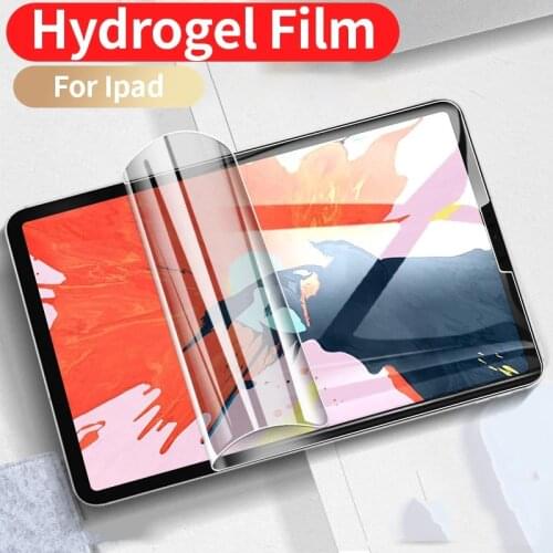 HD Hydrogel Film for Ipad Pro 11 9.7 10.2 10.5 2020 2019 mini 5 Air 4 3 2 1 Protective iPad 8th 7th generation Screen Protector