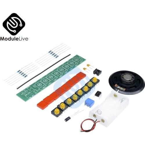 NE555 Component Electronics Piano Organ Module DIY Electronic / Battery Box organizadores Electronic DIY Kits Electric Tools