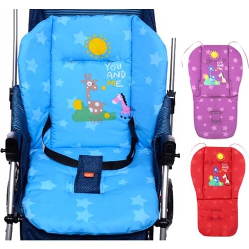Baby Stroller Mat Red,Blue,Purple Outdoor Chair Cushions,Soft Feeding Chair Seat Pad,Blue Baby Seat Mat Cushion for Chair Sofa