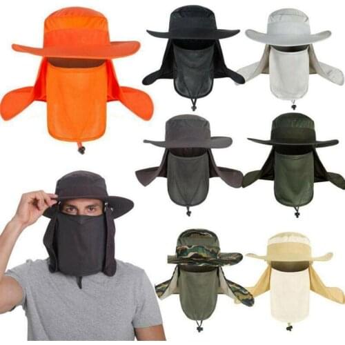 Summer Sunscreen Fisherman Hat Outdoor Fishing Mountaineering Sunshade Waterproof Quick-drying Cap