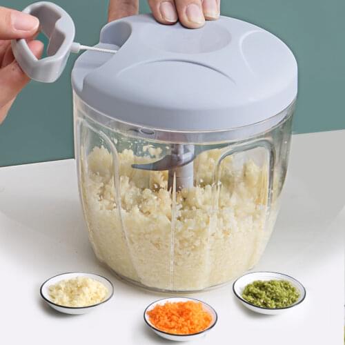Multifunctional manual garlic cutter, garlic grinder, vegetables, food, meat grinder, kitchen utensils, garlic artifact