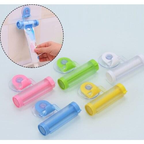 Wall-mounted Toothpaste Squeezer Bathroom Accessories Set Squeezers Toothpaste Dispenser Tube Squeezer Holder Storage Rack