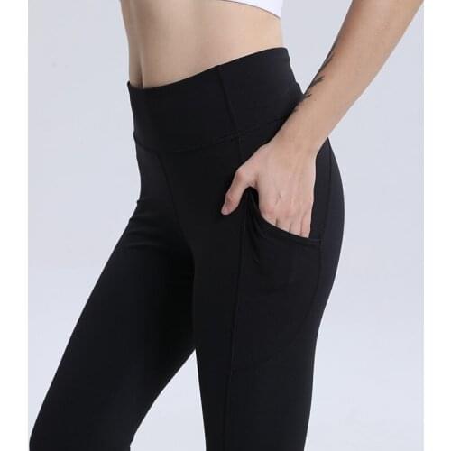 Women Seamless Leggings New Gym Sport Workout Breathable Black Yoga Pants High Waisted Put Hip Slim Bubble Butt Women Pants