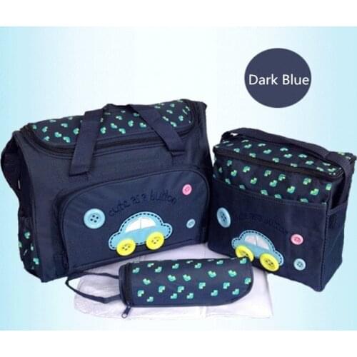Promition! 3pcs Baby Stroller Bag Baby Diaper Bag for Stroller Thermal Insulation Nappy Bag Mummy Mother Diaper Bags