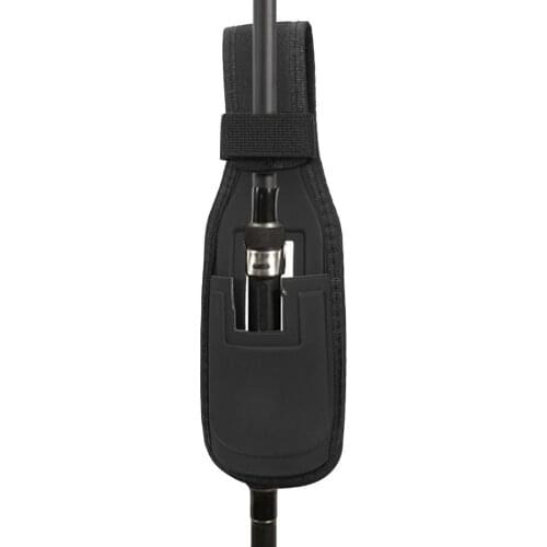 Fishing Waist Organizer Frosted Surface Store Poles Black Outdoor Portable Fishing Rod Holder Carrier for Poles