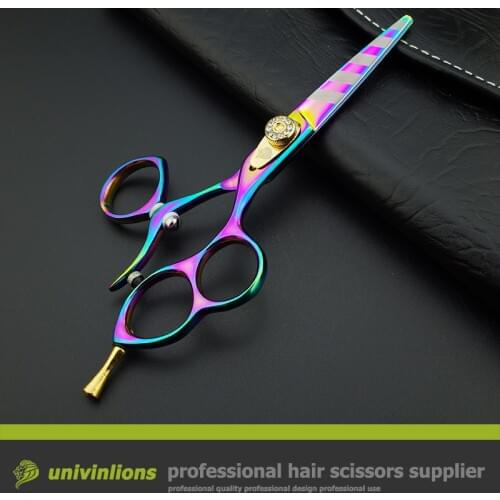 5.5" swivel scissors hair scissors hairdressing scissors swivel shears rotary shear rotating thumb shears swivel thumb shears