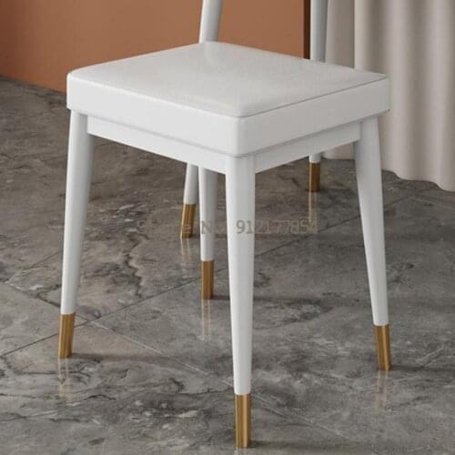 Dressing stool light luxury makeup stool simple modern dressing table stool girls bedroom makeup chair net red ins Nordic