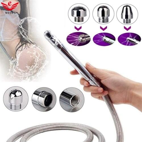 Wetips Handheld Bidet Spray Hygienic Shower Toilet Cleaner Spray Shower Anal Enema Wash Ducha Higienica Limpeza Bidet Shower