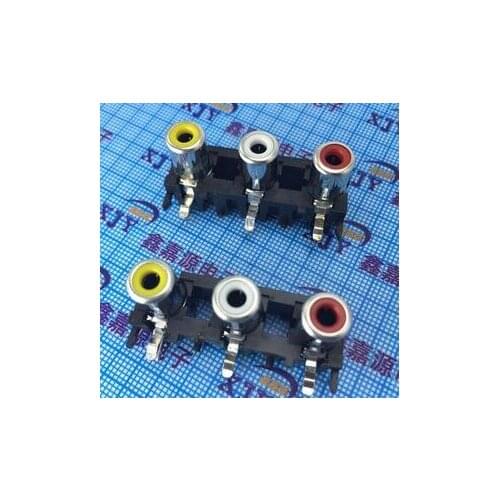 RCA / AV RCA-307 A concentric core Cinch 3-hole connector with two mounting posts AV-8.4 free shipping