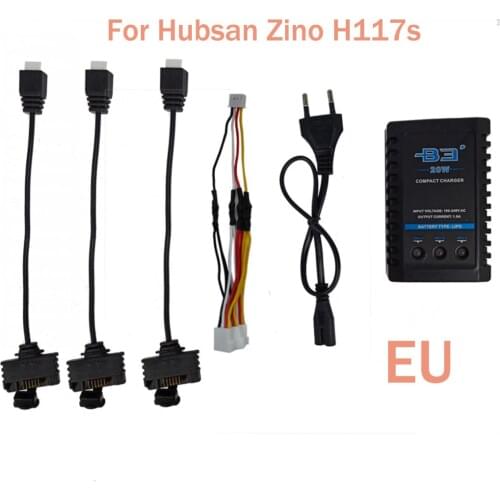 Battery Charger Charging Cable Adapter For Hubsan Zino H117S Drone Parts Quadcopter Battery B3 Charger