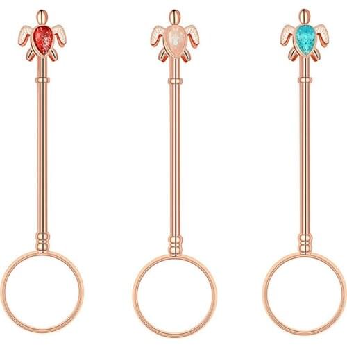 1PCS Metal Hand Free Smoker Finger Ring Hand Rack Bee Tortoise Cigarette Holder Smoking Accessories For Game Player Driver