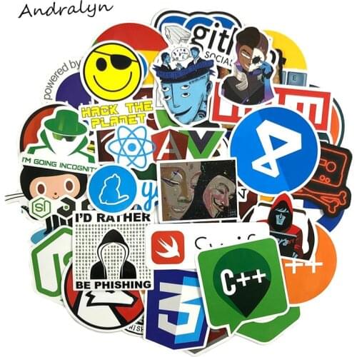 123 Pcs/Set Programming Graffiti Geek Hacker C++ Pegatinas For Luggage Laptop Notebook Refrigerator Car Motorcycle Toy Phone