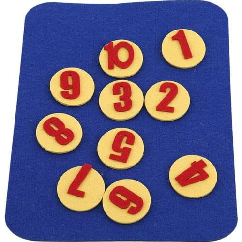 2019 Kindergarten Mathematics Educational Toys Baby Kids Early Childhood Education Felt Math Learning Teaching Aids Brinquedos