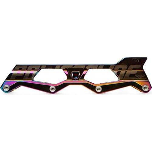 2021 Original Powerslide EVO Spider Inline Skating Frames Rainbow 219mm Rockered 231 243mm For Slalom Skates Base Rocking Basin