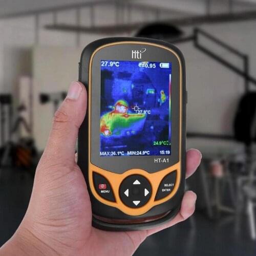 2021 Handheld TFT Digital Display Thermal Infrared Imager Camera Detector Tools 640*480 HT-A1 Upgrade for Outdoor Hunting Fast