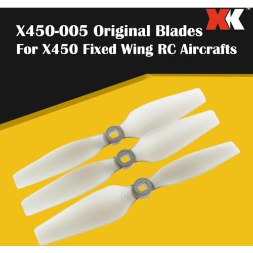 3PCS XK X450 Aircraft Accessories CW & CCW X450-005 Blade Propeller for Fixed Wing RC Airplanes Aircraft